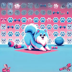 Imagem de capa para o Ebook Guia Rápido de Alongamentos e Exercícios para Pets Ativos e Saudáveis