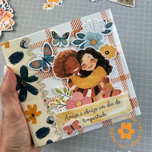 Imagem de capa para o Curso online Curso Mini álbum Amizade