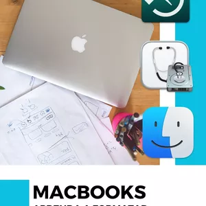 Imagem de capa para o Ebook 4 passos para formatar seu MacBook sem perder nenhum arquivo