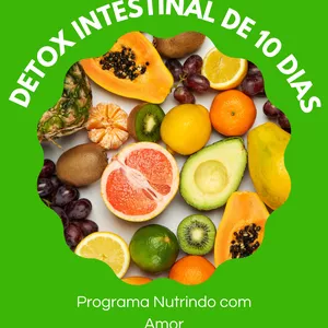 Imagem de capa para o Ebook Detox Intestinal - 10 dias