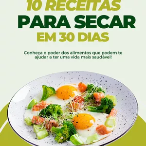 Imagem de capa para o Ebook 10 receitas para secar em 30 dias