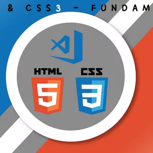 Imagem de capa para o Curso online HTML5 &amp; CSS3 Fundamental