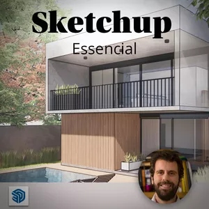 Imagem de capa para o Curso online Sketchup essencial: Curso online
