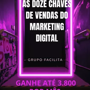 Imagem de capa para o Curso online Curso As Doze Chaves de Vendas do Marketing Digital