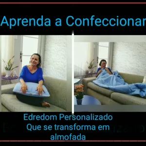 Aprenda a confeccionar Edredom Personalizado que se transforma em Almofada