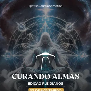 Imagem de capa para o Curso online CURANDO ALMAS - ATIVAÇÃO MULTIDIMENSIONAL | Conexão Pleiadianos