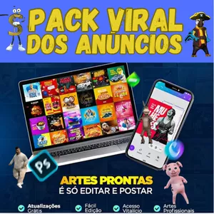 Imagem de capa para o Curso online Pack Viral dos Anúncios