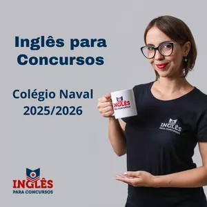 Imagem de capa para o Curso online Curso de Inglês - Colégio Naval 2025/2026