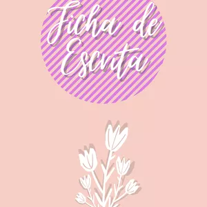 Imagem de capa para o Curso online Planner Ficha de Escrita - Purple