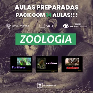 Imagem de capa para o Ebook Pack de Aulas PPT - Zoologia