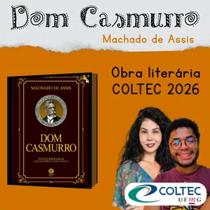 Imagem de capa para o Curso online Obra Literária COLTEC-2025/2026-Dom Casmurro