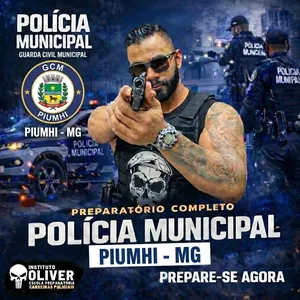 Imagem do curso 👮‍♂️ PREPARATÓRIO COMPLETO GUARDA MUNICIPAL DE PIUMHI - MG 👮‍♂️ GCM - INSTITUTO ÓLIVER