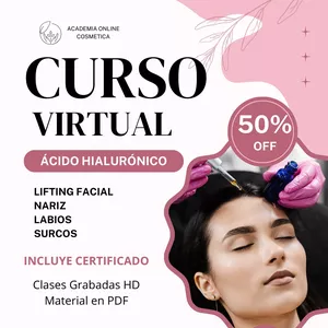 Imagen de portada para Curso online CURSO ONLINE ÁCIDO HIALURONICO Y BOTOX