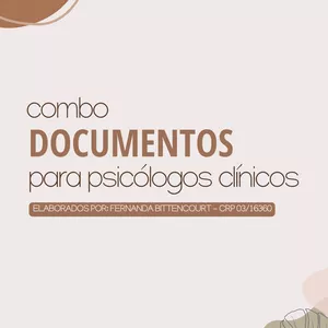 Imagem de capa para o Ebook Combo - Documentos para Psicólogos Clínicos