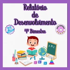 Imagem de capa para o Ebook  RELATÓRIOS DE DESENVOLVIMENTO  - 2º ANO ENSINO FUNDAMENTAL - 4º BIMESTRE/TRIMESTRE 