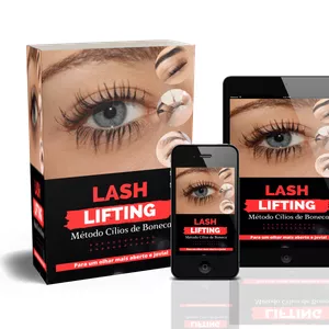 Imagem de capa para o Ebook Apostila Lash Lifting Método Cílios de Boneca
