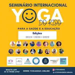 Imagem de capa para o Curso online Seminário Internacional 02 - Yoga do Riso para Saúde e Educação