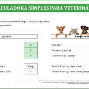 Imagem de capa para o Curso online Calculadora simples para veterinária