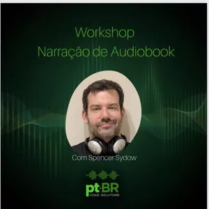 Imagem de capa para o Evento presencial Workshop Narração de Audiobook e Storytelling
