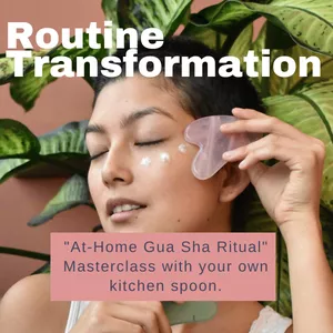 Cover image for Ebook "At-Home Gua Sha Ritual" - Masterclass with your own kitchen spoon