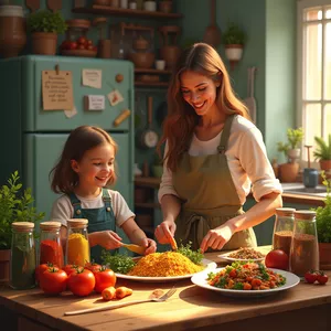 Imagem de capa para o Ebook Guia de Refeições Rápidas &amp; Naturais para Mães Ocupadas