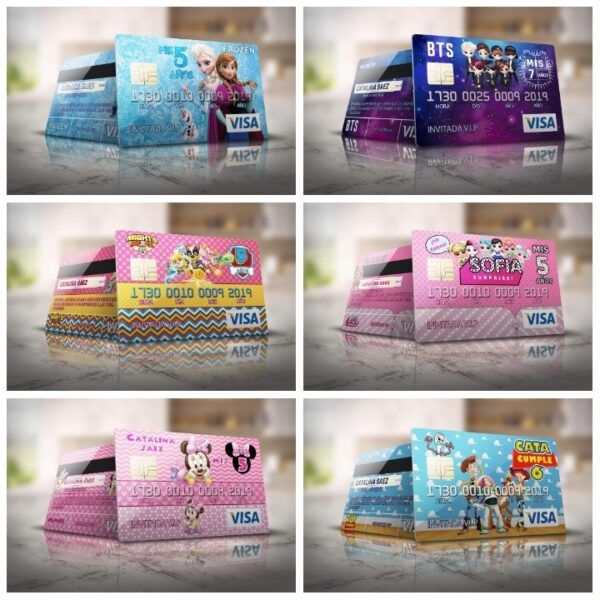 Mega Pack: 23 Children's Invitation Card Designs