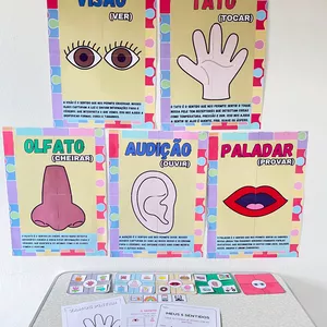 Imagem de capa para o Ebook Super kit Educacional Os Cinco Sentidos 