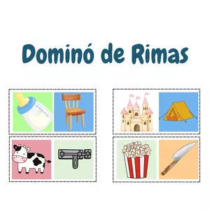 Imagem de capa para o Ebook Dominó de Rimas