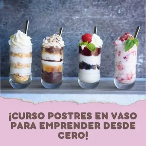 Imagen de portada para Ebook Postres en vaso desde cero para emprender