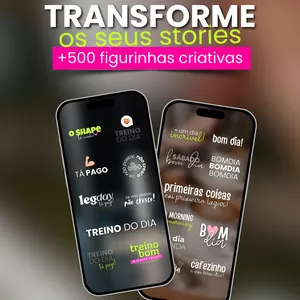 Imagem de capa para o Curso online Pack Stickers &amp; Stories Pro