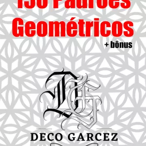Imagem de capa para o Ebook 150 Padrões Geométricos para Tattoo