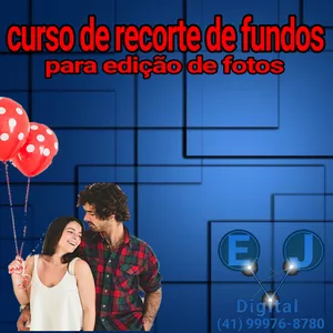 Curso para recortes de fundos 