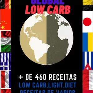 Imagem de capa para o Ebook 460 Receitas Low Carb, Light, Diet(TOP DE VENDAS)