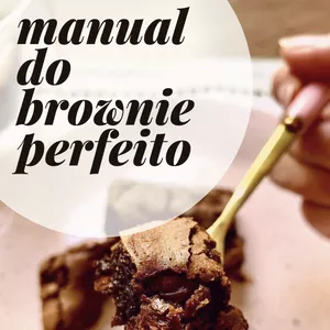 Imagem de capa para o Ebook Manual do Brownie Perfeito