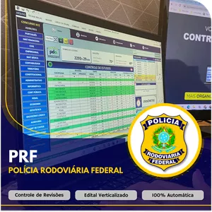 Imagem de capa para o Ebook Planilha do Aprovado - PRF