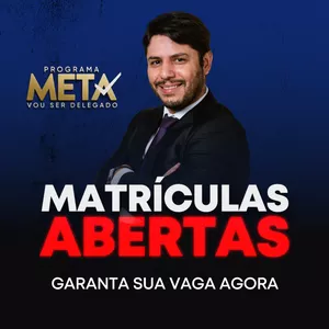 Imagem de capa para o Curso online Programa META - DELEGADO