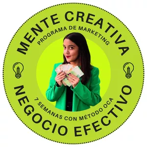 Imagen de portada para Curso online Programa de Marketing: Mente creativa, negocio efectivo en 7 semanas con método OCA