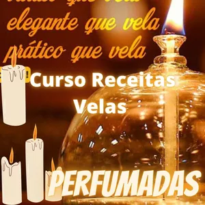 Imagem de capa para o Ebook Receita Velas Perfumadas