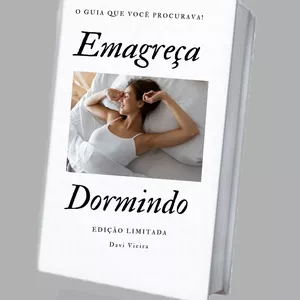 Imagem de capa para o Ebook COMO EMAGRECER DORMINDO!