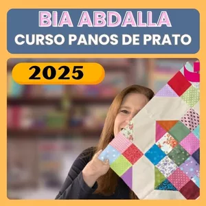 Imagem de capa para o Curso online Curso de Panos de Pratos - Bia Abdalla