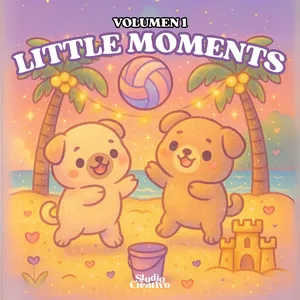 Cover image for Ebook Little Moments – Stress Relief and Creativity Coloring Book. Volumen 1