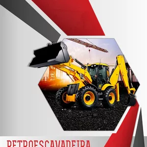 Imagem de capa para o Ebook apostila de opera retroescavadeira