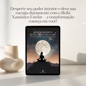 Imagem de capa para o Ebook Reiki Xamânico Estelar no Dia a Dia – Técnicas Simples para Elevar sua Energia Mesmo Sem Formação