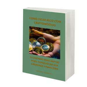 Imagem de capa para o Ebook COMO FICAR RICO COM CRIPTOMOEDAS