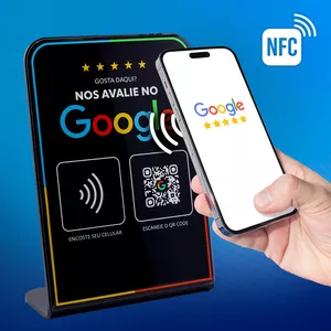 Imagem de capa para o Curso online Plaquinha de Avaliação Google com NFC e QR Code