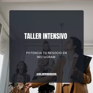 Imagen de portada para Curso online Taller Intensivo Potencia tu Negocio en Instagram 