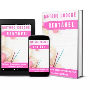 Imagem de capa para o Ebook Crochê Rentável