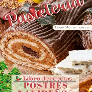 Imagen de portada para Ebook 📖 Libro de Postres navideños y Cocteles navideños  |  Mis recetas más vendidas y probadas