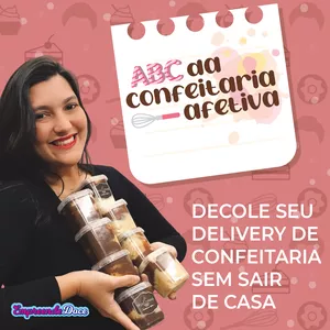 Imagem de capa para o Curso online ABC da Confeitaria Afetiva