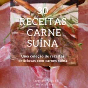 Imagem de capa para o Ebook 30 Receitas Carne Suína